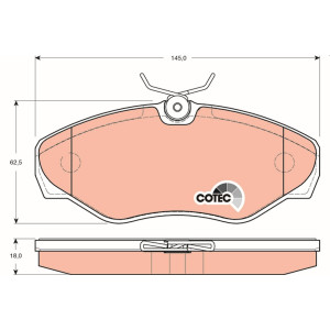 BREMSBELÄGE RENAULT TRAFIC...