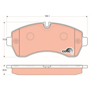 BREMSBELÄGE MERCEDES...