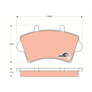 BREMSBELÄGE RENAULT MASTER...