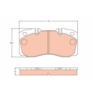 BREMSBELÄGE IVECO DAILY...