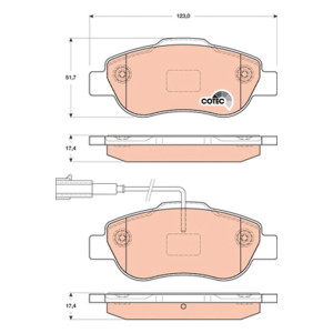 BREMSBELÄGE FIAT DOBLO...
