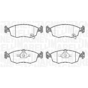BREMSBELÄGE FIAT PANDA...